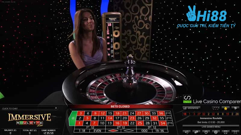 Phương thức đặt cược và tỷ lệ trả thưởng roulette Hi88